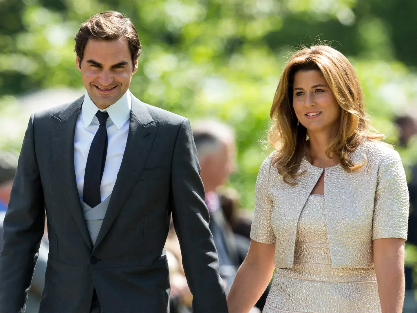 Roger Federer and Jennifer Aniston